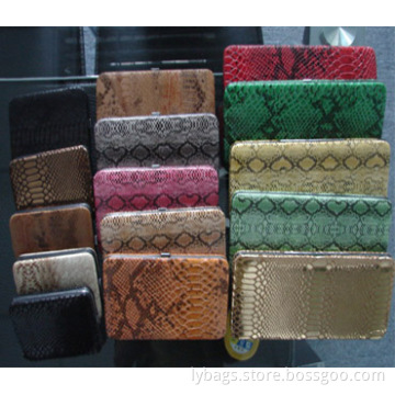 New Flat Wallet. Metal Cases, Purse with Chain, Clutch Bags